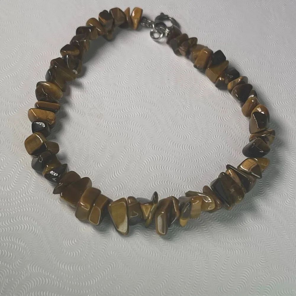Vintage Tiger eye beaded bracelet